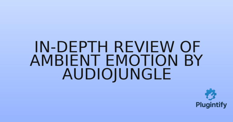 Read more about the article In-Depth Review of Ambient Emotion by AudioJungle