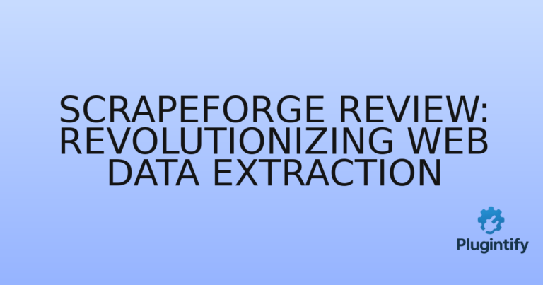 Read more about the article ScrapeForge Review: Revolutionizing Web Data Extraction
