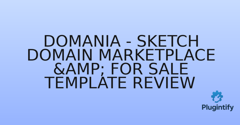 Read more about the article Domania – Sketch Domain Marketplace & For Sale Template Review