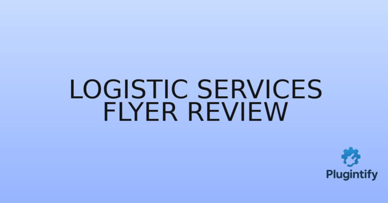Read more about the article Logistic Services Flyer Review