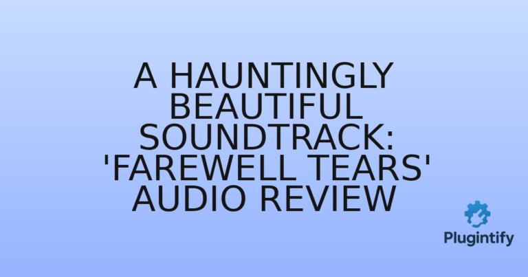 Read more about the article A Hauntingly Beautiful Soundtrack: ‘Farewell Tears’ Audio Review