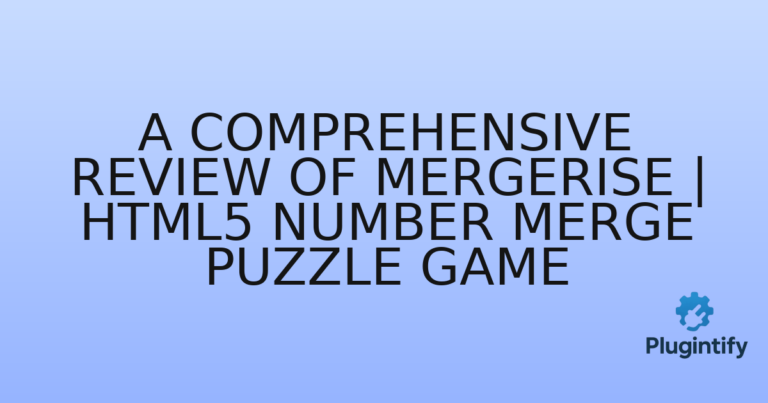 Read more about the article A Comprehensive Review of MergeRise | HTML5 Number Merge Puzzle Game