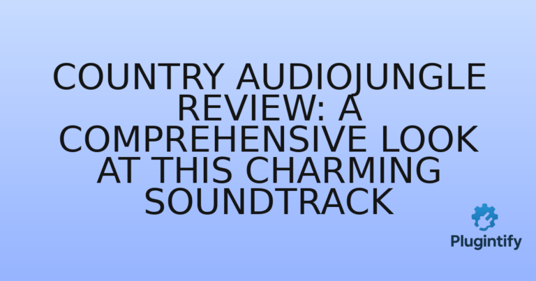 Read more about the article Country AudioJungle Review: A Comprehensive Look at this Charming Soundtrack