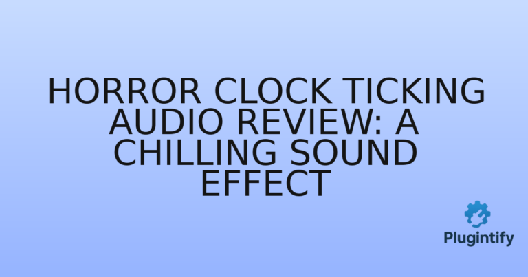 Read more about the article Horror Clock Ticking Audio Review: A Chilling Sound Effect