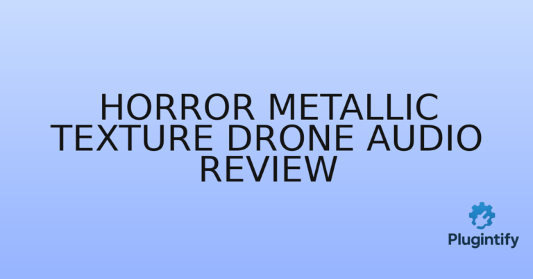 Read more about the article Horror Metallic Texture Drone Audio Review