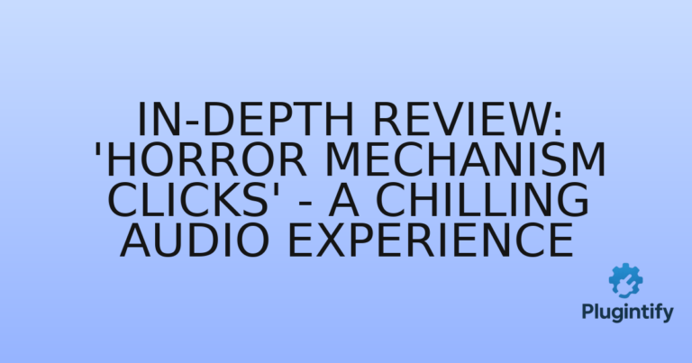 Read more about the article In-Depth Review: ‘Horror Mechanism Clicks’ – A Chilling Audio Experience