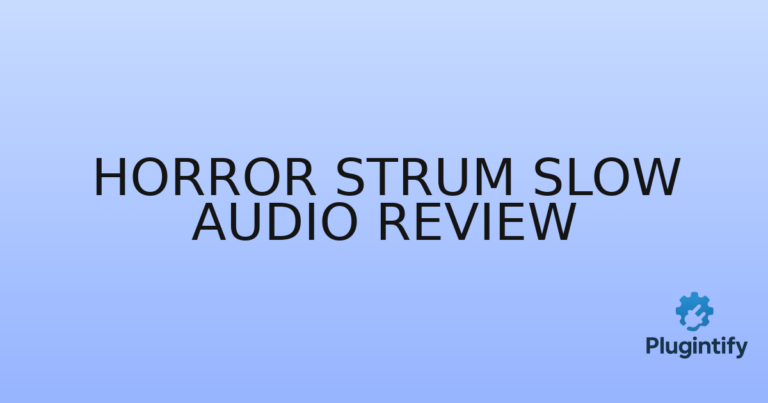 Read more about the article Horror Strum Slow Audio Review