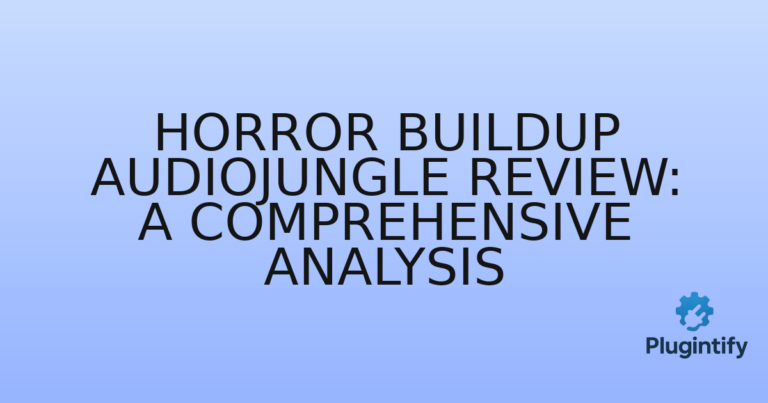 Read more about the article Horror Buildup AudioJungle Review: A Comprehensive Analysis
