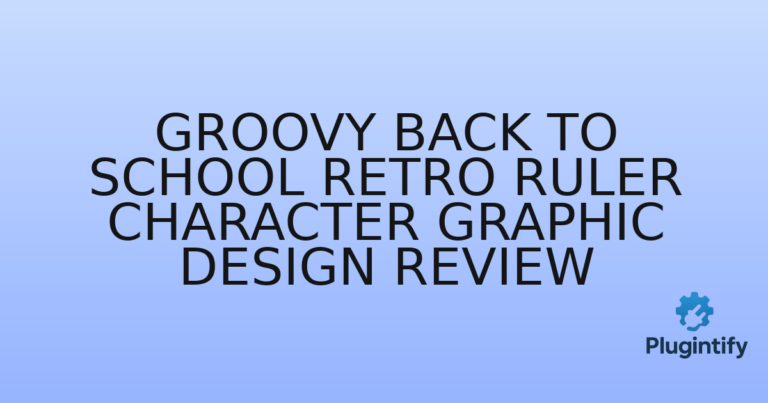 Read more about the article Groovy Back to School Retro Ruler Character Graphic Design Review