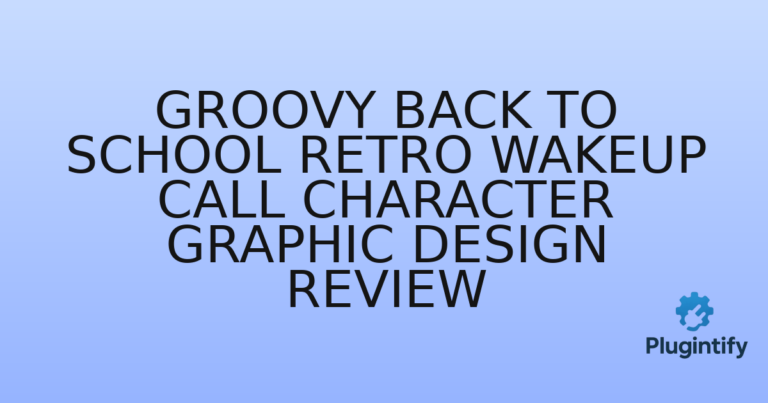 Read more about the article Groovy Back to School Retro Wakeup Call Character Graphic Design Review