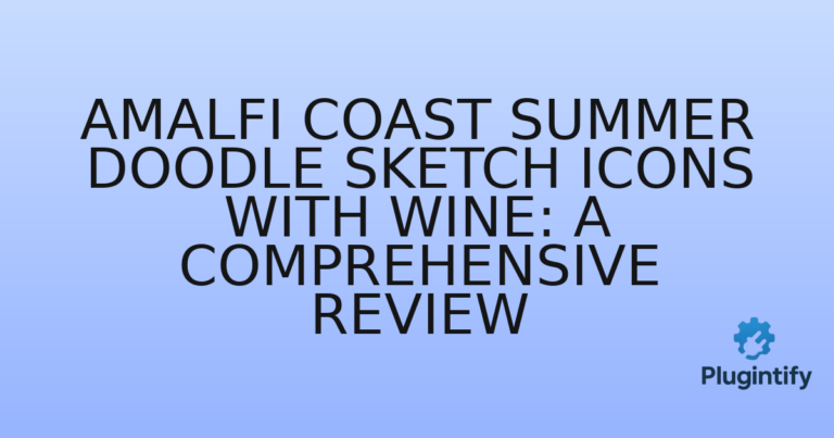 Read more about the article Amalfi Coast Summer Doodle Sketch Icons with Wine: A Comprehensive Review