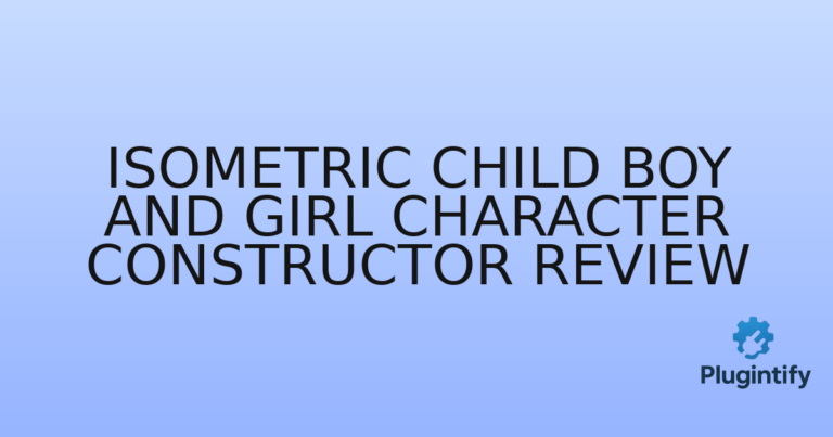 Read more about the article Isometric Child Boy and Girl Character Constructor Review