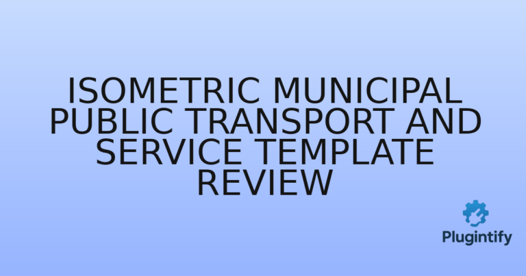 Read more about the article Isometric Municipal Public Transport and Service Template Review