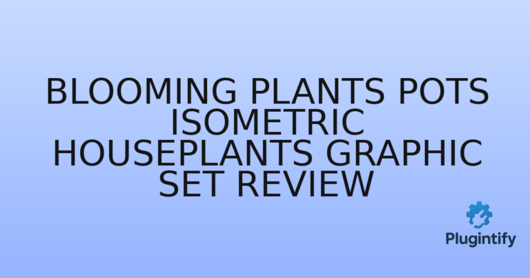 Read more about the article Blooming Plants Pots Isometric Houseplants Graphic Set Review