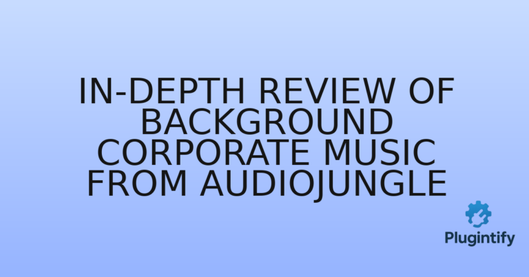 Read more about the article In-Depth Review of Background Corporate Music from AudioJungle