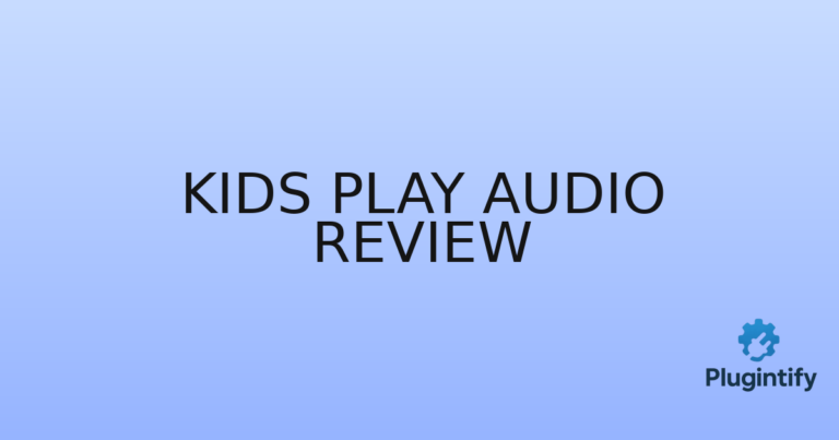 Read more about the article Kids Play Audio Review