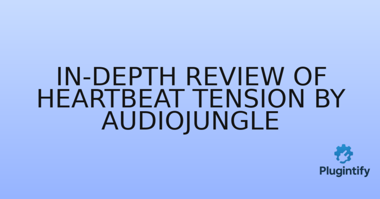 Read more about the article In-Depth Review of Heartbeat Tension by AudioJungle