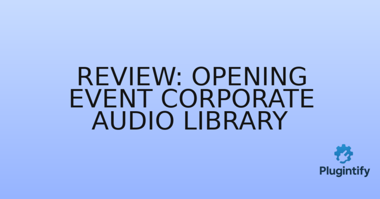 Read more about the article Review: Opening Event Corporate Audio Library