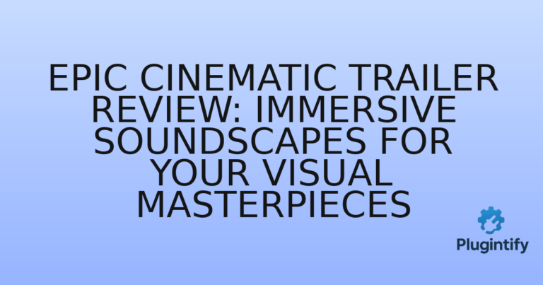 Read more about the article Epic Cinematic Trailer Review: Immersive Soundscapes for Your Visual Masterpieces
