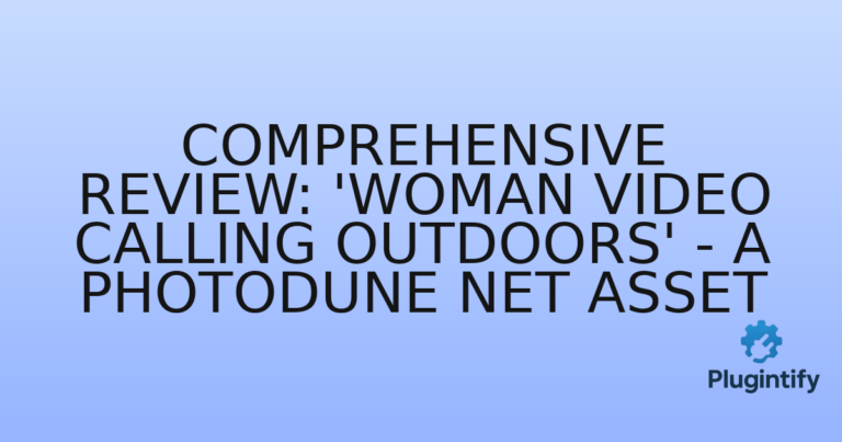 Read more about the article Comprehensive Review: ‘Woman Video Calling Outdoors’ – A Photodune Net Asset