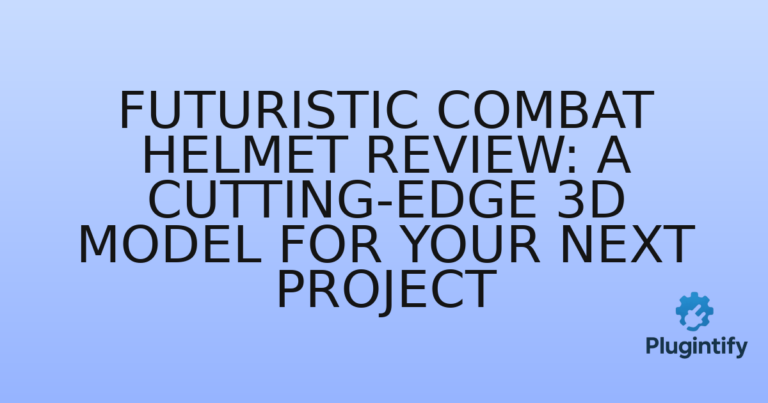 Read more about the article Futuristic Combat Helmet Review: A Cutting-Edge 3D Model for Your Next Project