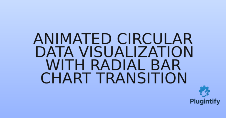 Read more about the article Animated Circular Data Visualization with Radial Bar Chart Transition