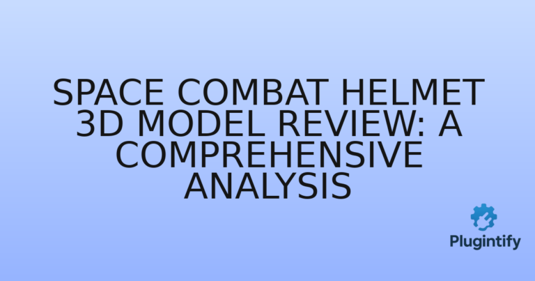 Read more about the article Space Combat Helmet 3D Model Review: A Comprehensive Analysis