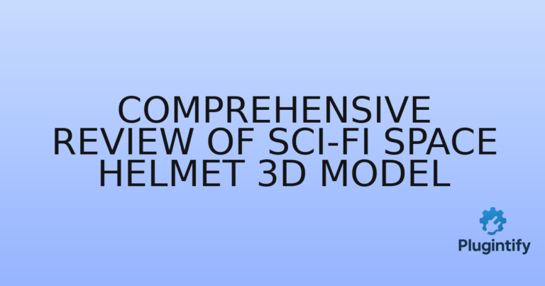 Read more about the article Comprehensive Review of Sci-Fi Space Helmet 3D Model