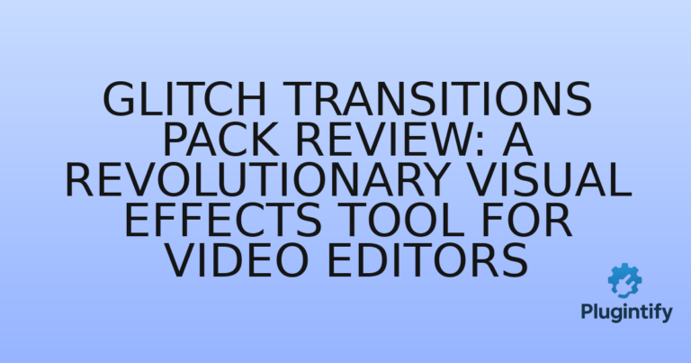Read more about the article Glitch Transitions Pack Review: A Revolutionary Visual Effects Tool for Video Editors