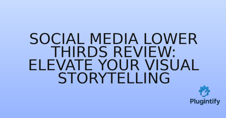 Read more about the article Social Media Lower Thirds Review: Elevate Your Visual Storytelling