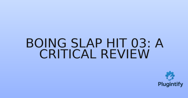 Read more about the article Boing Slap Hit 03: A Critical Review