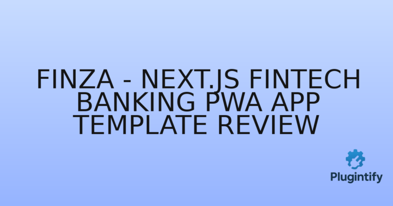 Read more about the article Finza – Next.js Fintech Banking PWA App Template Review