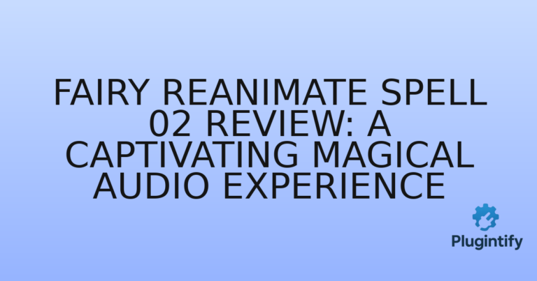 Read more about the article Fairy Reanimate Spell 02 Review: A Captivating Magical Audio Experience