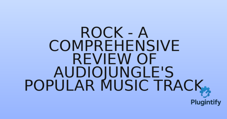 Read more about the article Rock – A Comprehensive Review of AudioJungle’s Popular Music Track