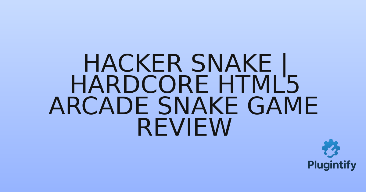 You are currently viewing Hacker Snake | Hardcore HTML5 Arcade Snake Game Review
