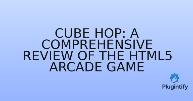 Read more about the article Cube Hop: A Comprehensive Review of the HTML5 Arcade Game