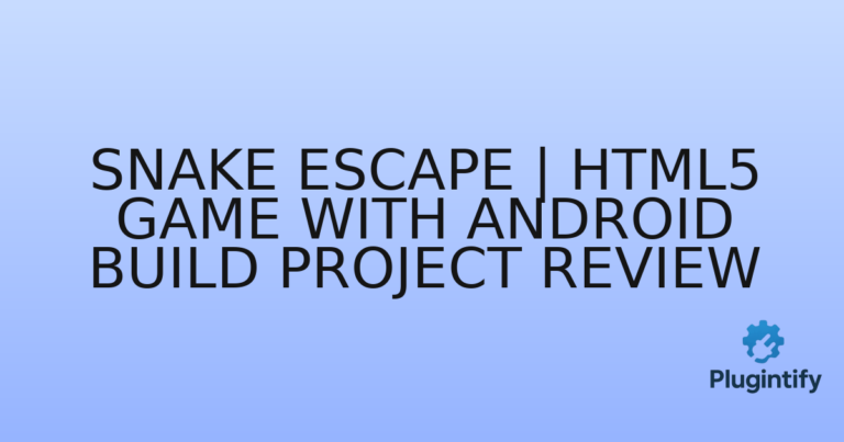 Read more about the article Snake Escape | HTML5 Game with Android Build Project Review