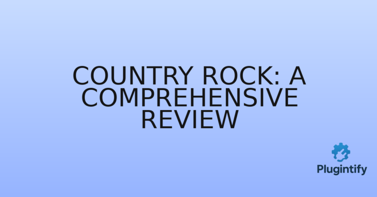Read more about the article Country Rock: A Comprehensive Review