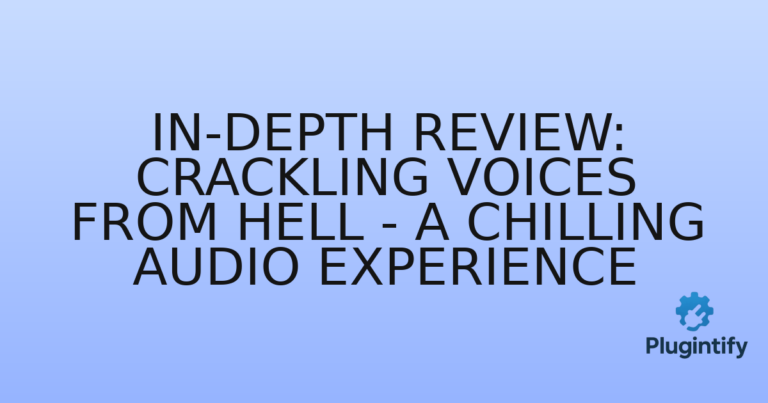 Read more about the article In-Depth Review: Crackling Voices From Hell – A Chilling Audio Experience