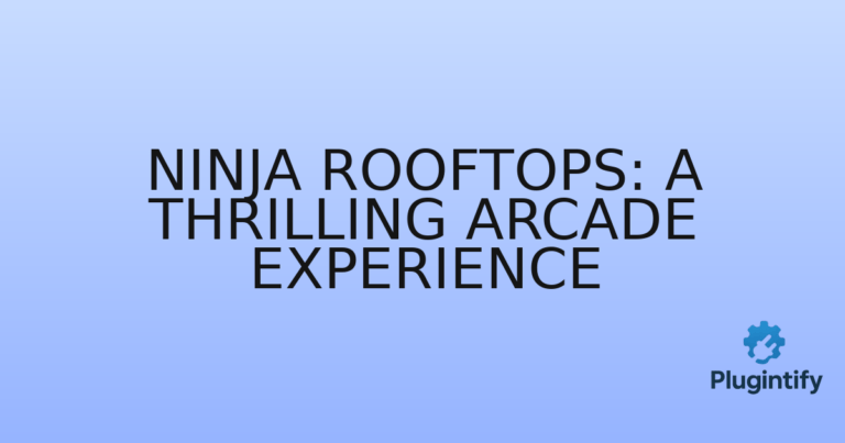 Read more about the article Ninja Rooftops: A Thrilling Arcade Experience
