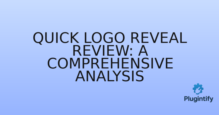 Read more about the article Quick Logo Reveal Review: A Comprehensive Analysis