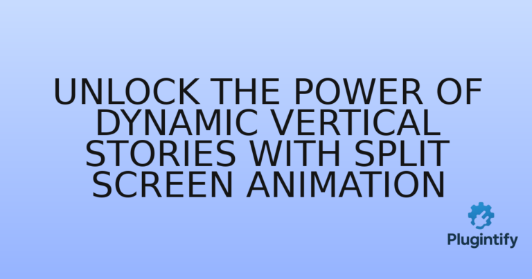 Read more about the article Unlock the Power of Dynamic Vertical Stories with Split Screen Animation
