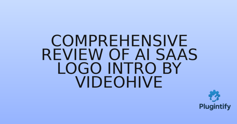 Read more about the article Comprehensive Review of AI Saas Logo Intro by VideoHive