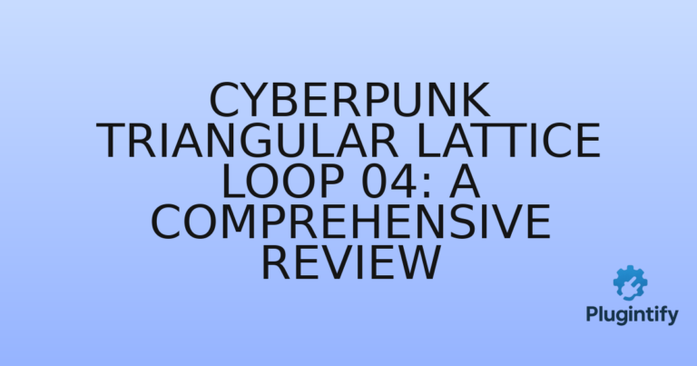 Read more about the article Cyberpunk Triangular Lattice Loop 04: A Comprehensive Review